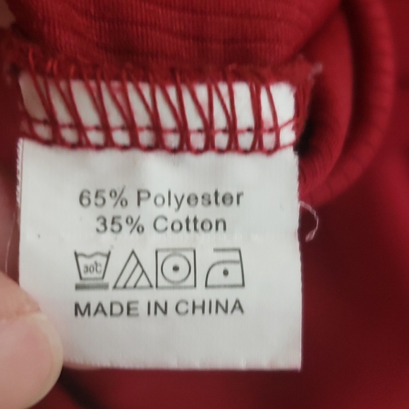 Long  puff sleeve tunic/mini huge tie in front ribbed loose fit - Picture 4 of 5